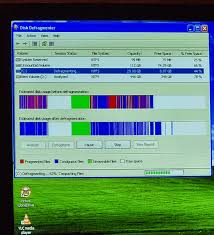 Image result for windows xp defragmentation