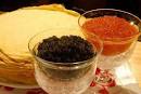 Russian Blini and Caviar