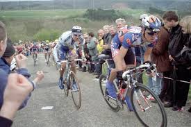Frank Vandenbrouche battled with Michel Bartoli at the 1998 Liège - Bastogne - Liège, before returning to win the race a year later. - 1998liegebastogneliegebartolimichelevandenbrouckefrank_600