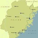 Fujian Cities, Detailed Location of Fujian Cities