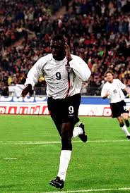 Heskey Celebrates England 5-1 Germany