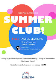 Image result for Chilwell Olympians Junior Badminton Club