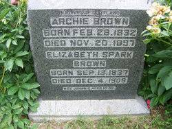 Elizabeth Spark Brown (1837 - 1909) - Find A Grave Memorial - 87982346_133341278906