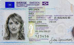Αποτέλεσμα εικόνας για sweden id card