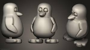 Image result for 3d linux penguin