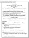 International Curriculum Vitae Resume Format for Overseas Jobs ...