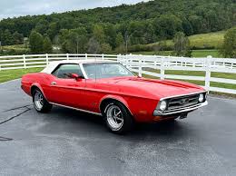 Image result for Bright Red 1972 Mustang