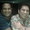 Sachin with his childhood buddy Atul Ranade - sachin3a