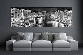 1 Piece Grey City Canvas Art Print