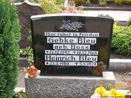 Grab von Heinrich Bley (23.07.1900-05.08.1979), Friedhof Wiesederfehn - wh018