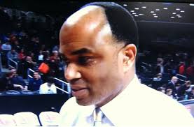 Alan Major Hairline. This has to be Lebron&#39;s long lost father. I have so many questions, but not many answers. Someone call George Costanza for a ... - Alan-Major-Hairline