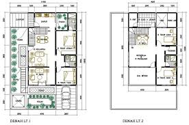 Desain dan gambar denah rumah mewah minimalis 1 dan 2 lantai�??