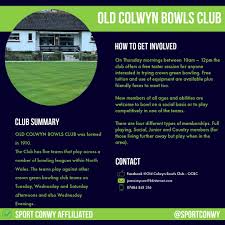 Image result for Old Colwyn Bay Rbl Bowling Club