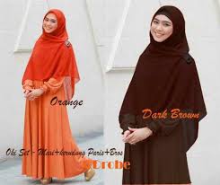 DINOMARKET : FashionStreet�?�-Busana Baju Muslim Gamis Dress Set Oki ...