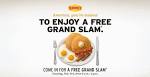 Free Grand Slam Breakfast at Denny's Tues. Feb. 3 | Fun and Frugal