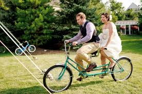 Image result for bicycle wedding