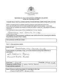 Image result for Trafford M V Sports Club