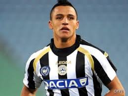 Alexis Sánchez durante un encuentro con Udinese