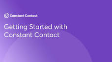 Getting started with Constant Contact