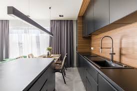 Image result for black kitchen