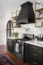 Image result for black kitchen