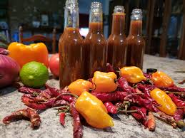 Afbeeldingsresultaat voor peach habanero hot pepper