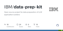 Issues · IBM/data-prep-kit · GitHub