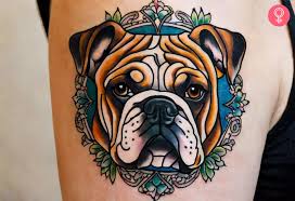 Image result for bulldog tattoos