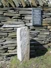 Latin inscription. This stone has recently appeared by the Ffestiniog - via Daymix