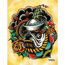 Image result for bulldog tattoos