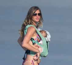 Image result for Ergo Baby Carrier Gisele Bundchen and Benjamin Brady