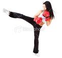 Female Kick Boxer | Stock Photo | iStock