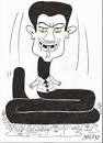 Cartoon: long-necked snake (medium) by yasar kemal turan tagged killer,