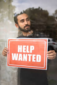 Image result for help wanted sign window