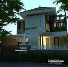 Desain Rumah Tinggal Minimalis | Desain Pagar Depan