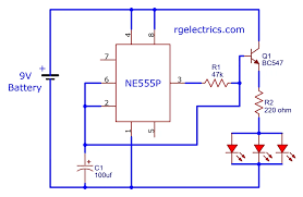 Image result for fade led 555 circuit