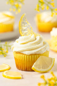 Image result for lemon cupcake