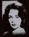 A Vik Muniz piece made from