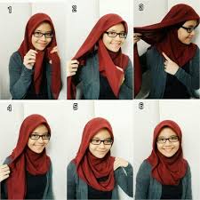 Hijab tutorial for glasses