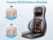 Amazon.com: COMFIER Shiatsu Neck Back Massager with Heat and ...