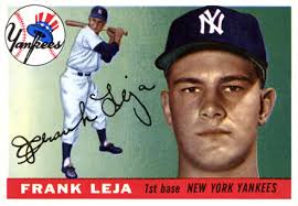 1955 Topps Frank Leja #99 Baseball Card - 66883