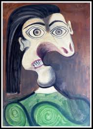 Image result for Pablo Picasso, Portrait of Dora Maar