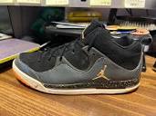 Nike™ Jordan Flight TR97 Mid Black Gym Orange Sneakers ~ 574417 ...