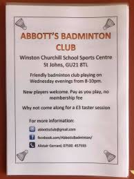Image result for Stanstead Abbotts Badminton Club