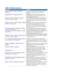 UBC Publications - United Bio Source Corporation.
