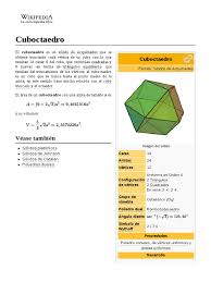 Image result for cuboctaedro