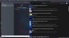 windows start menu search web results - Microsoft Community