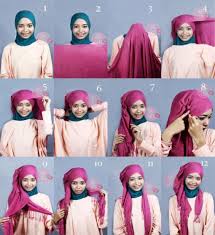 KUMPULAN GAMBAR CARA MEMAKAI JILBAB Aneka Model Hijab Terbaru ...