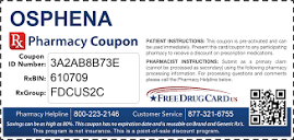 Osphena Coupon - Free Prescription Savings at Pharmacies Nationwide