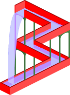 Image result for escher waterfall